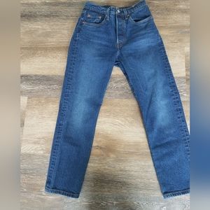 Levi's 501 original cropped size 24